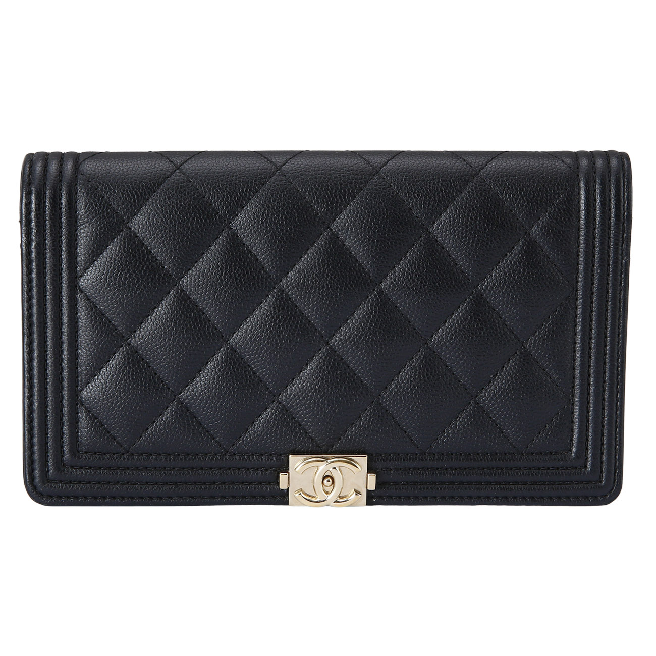 CHANEL(USED)샤넬 보이샤넬 플랩 장지갑