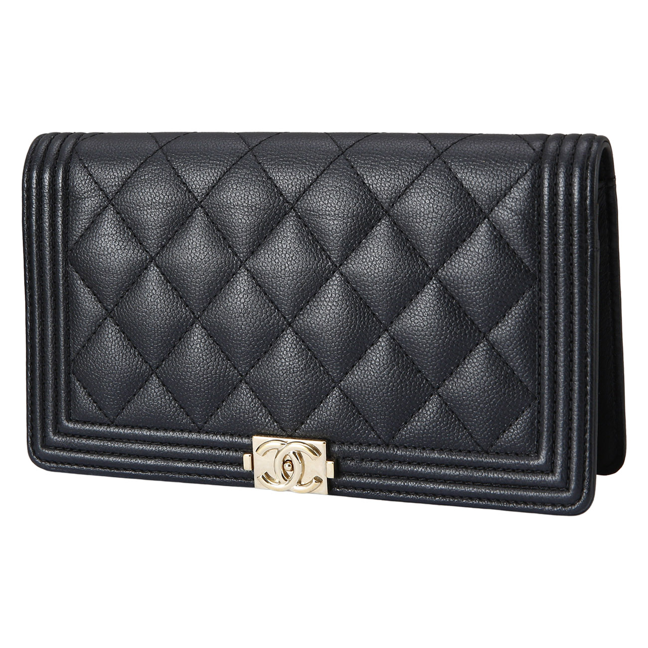 CHANEL(USED)샤넬 보이샤넬 플랩 장지갑