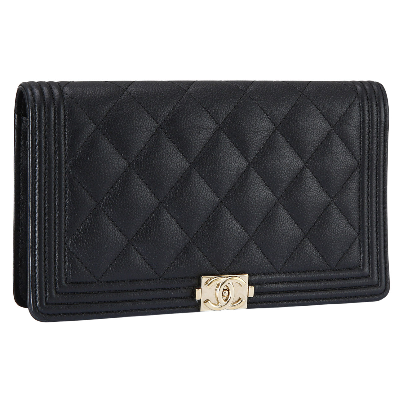 CHANEL(USED)샤넬 보이샤넬 플랩 장지갑