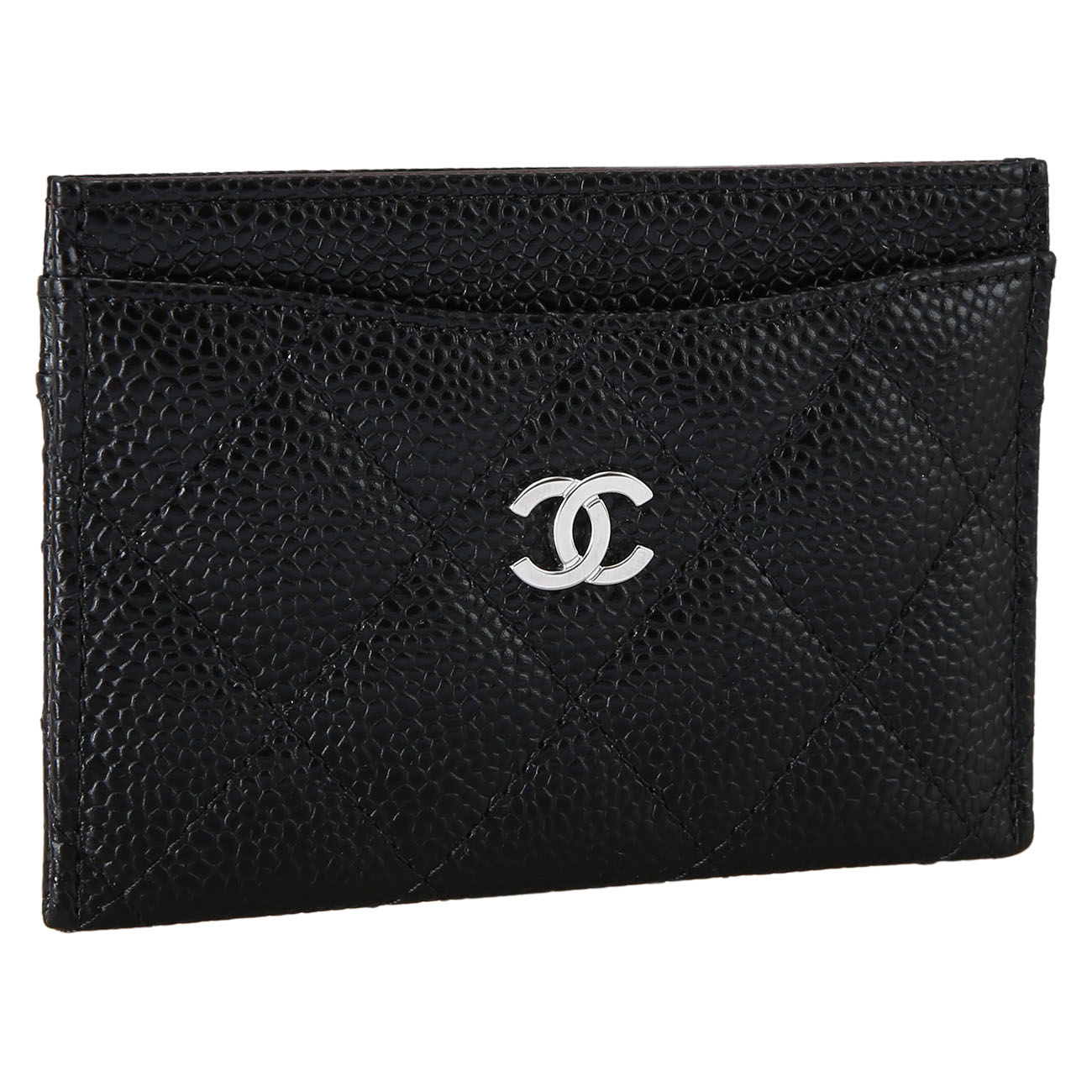 CHANEL(USED)샤넬 캐비어 클래식 카드홀더
