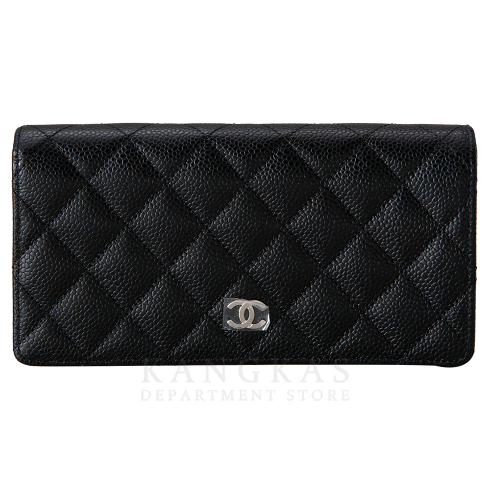 CHANEL(USED)샤넬 A31509 캐비어 장지갑