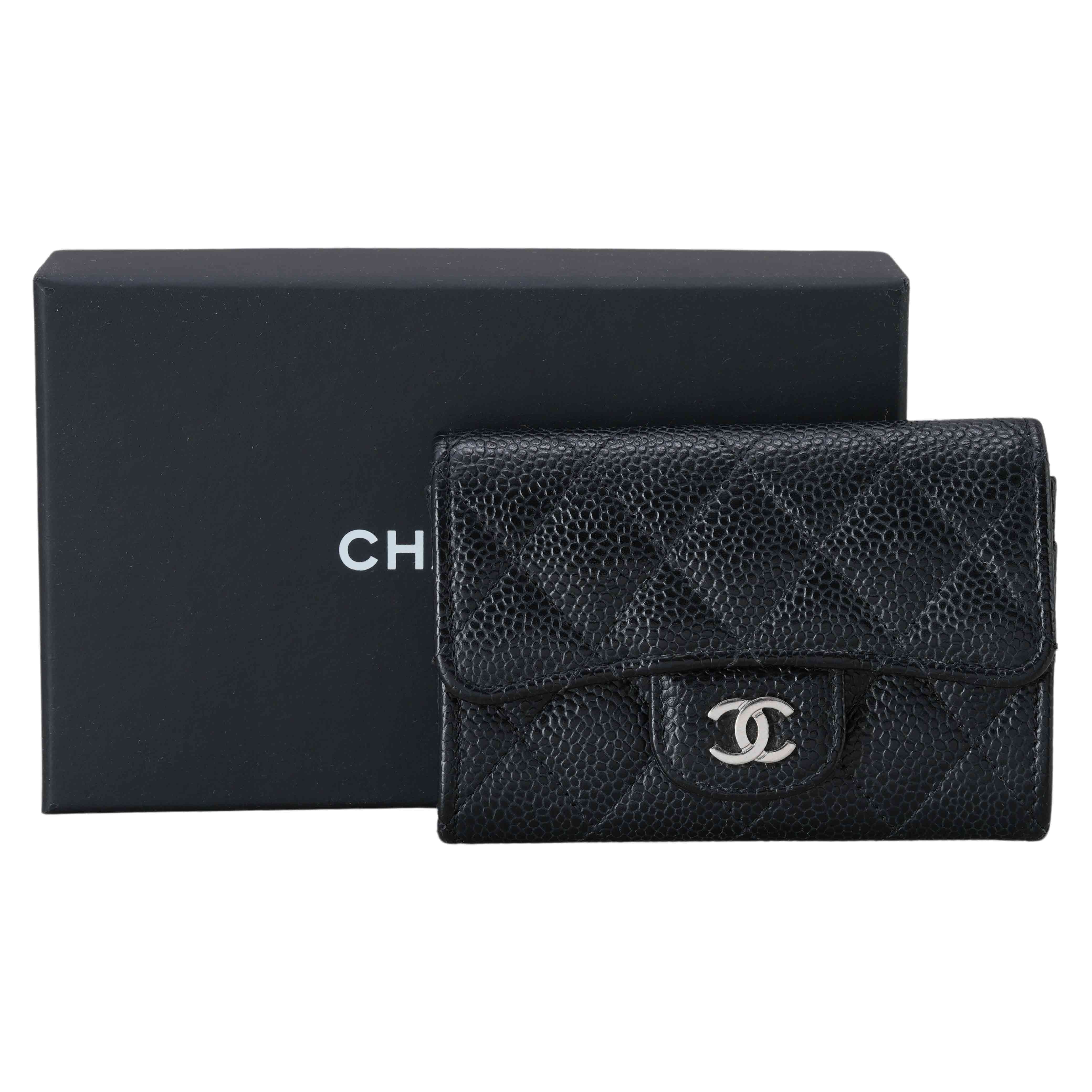 CHANEL(USED)샤넬 클래식 캐비어 카드지갑