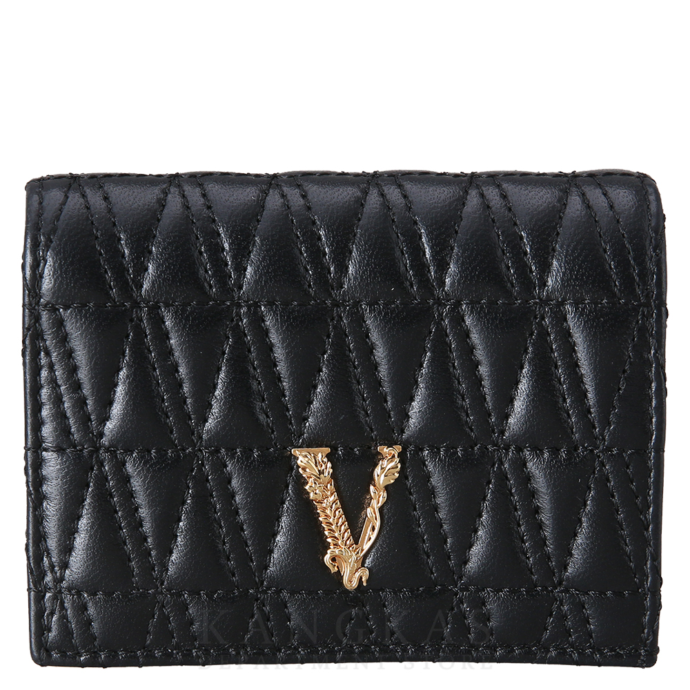 VERSACE(USED)베르사체 버터스 퀼티드 비폴드 월렛