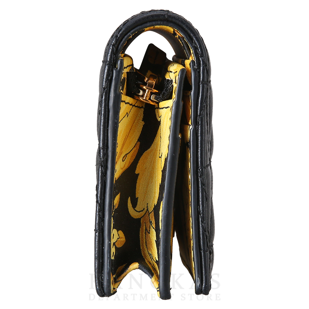 VERSACE(USED)베르사체 버터스 퀼티드 비폴드 월렛