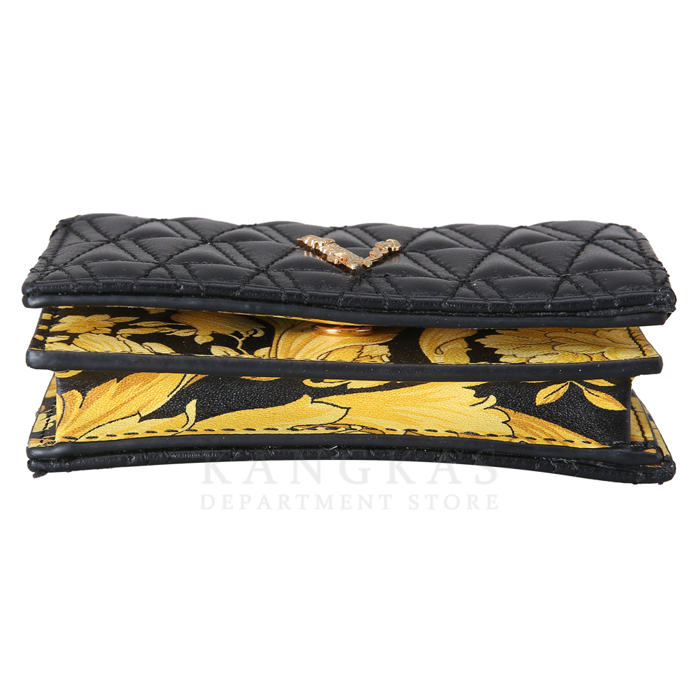 VERSACE(USED)베르사체 버터스 퀼티드 비폴드 월렛