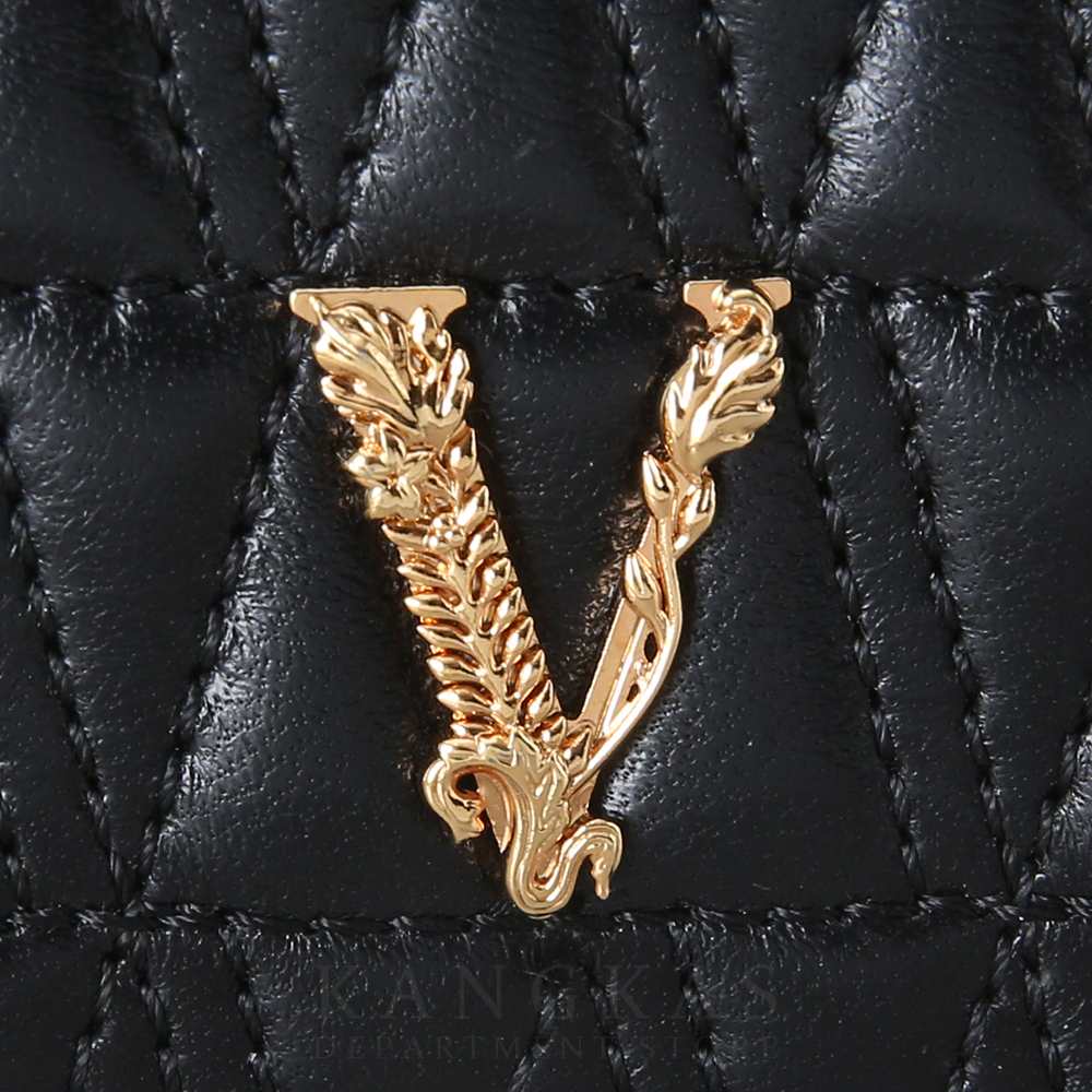 VERSACE(USED)베르사체 버터스 퀼티드 비폴드 월렛