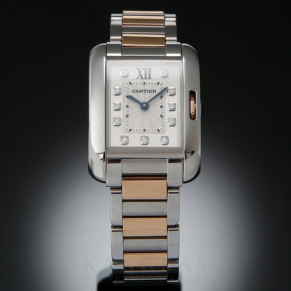 CARTIER(USED)까르띠에 탱크 앙글레즈 콤비 다이아 스몰