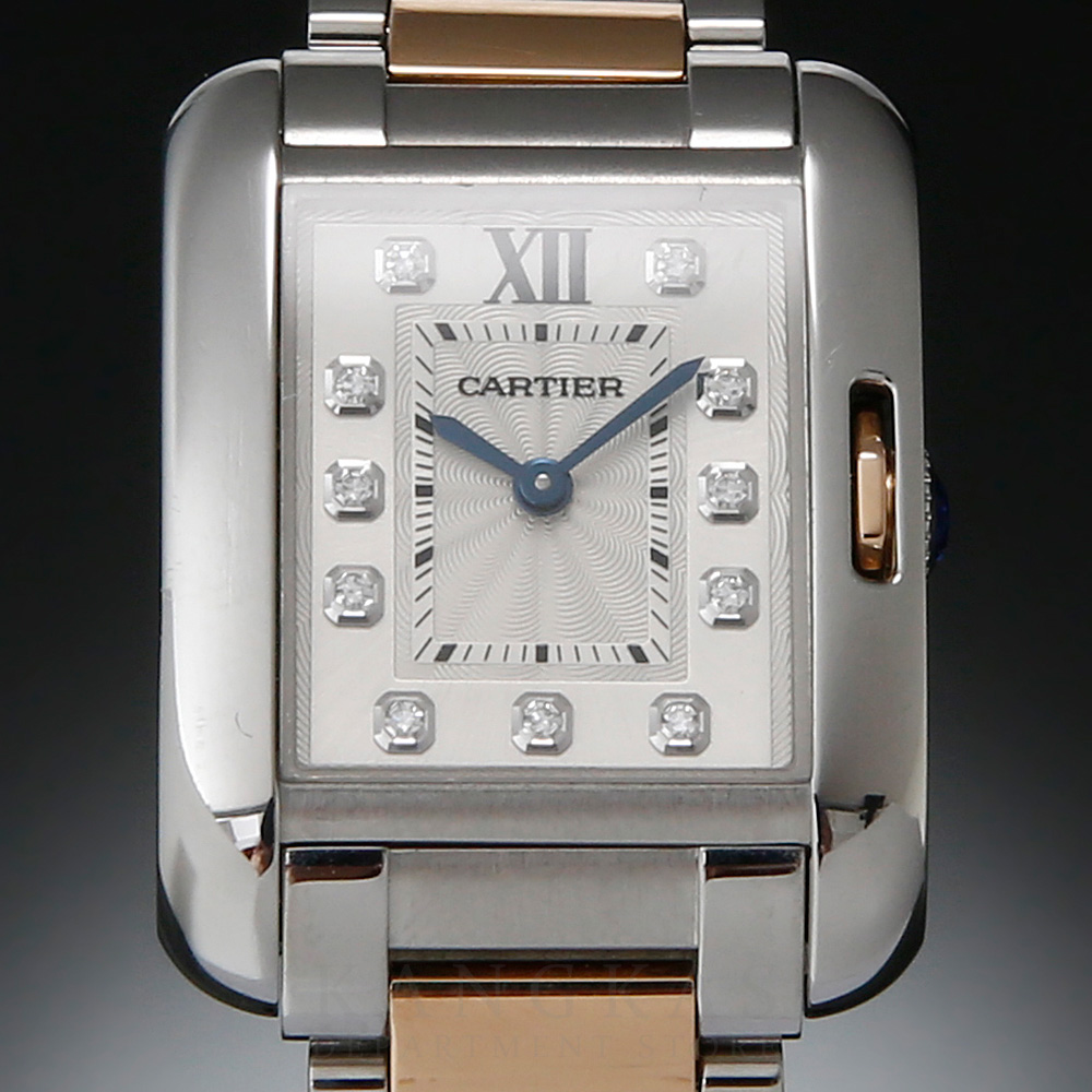 CARTIER(USED)까르띠에 탱크 앙글레즈 콤비 다이아 스몰
