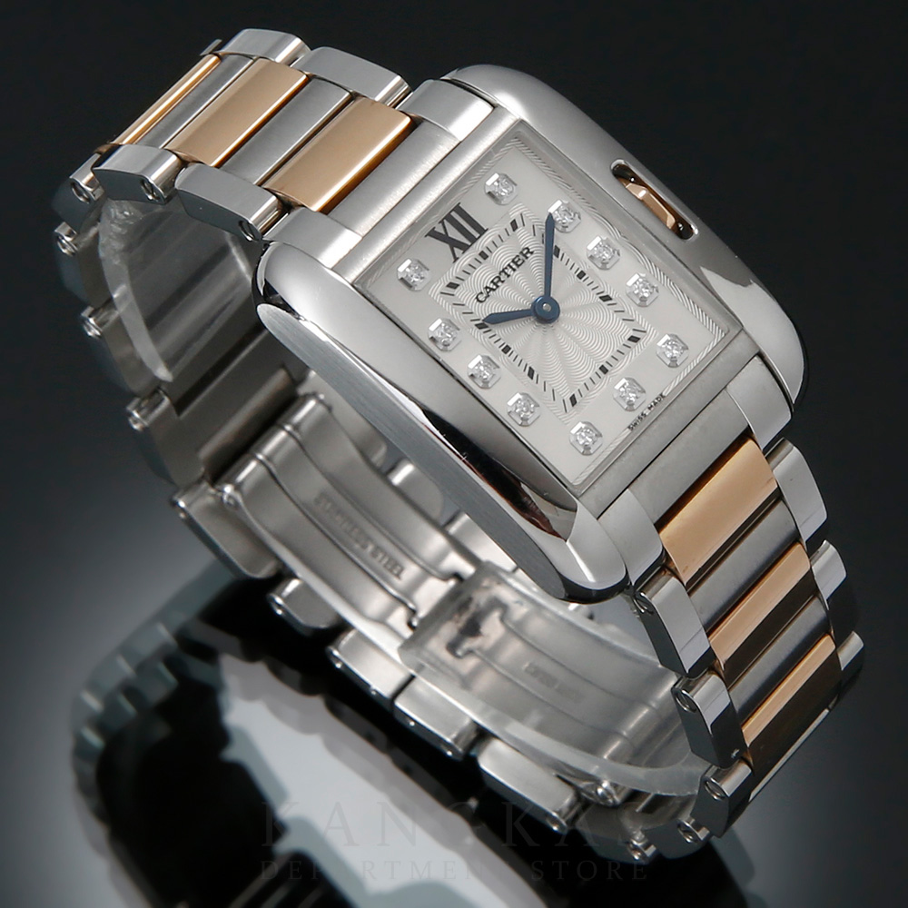 CARTIER(USED)까르띠에 탱크 앙글레즈 콤비 다이아 스몰