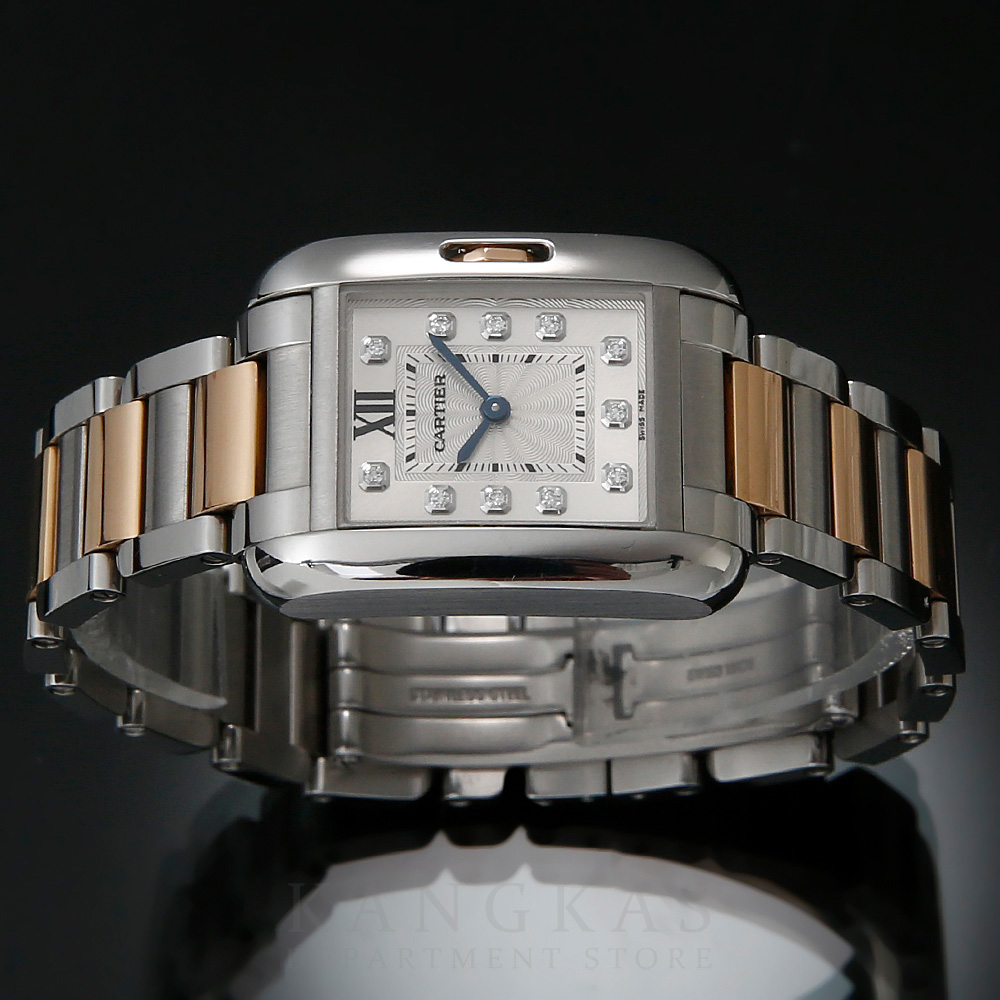 CARTIER(USED)까르띠에 탱크 앙글레즈 콤비 다이아 스몰