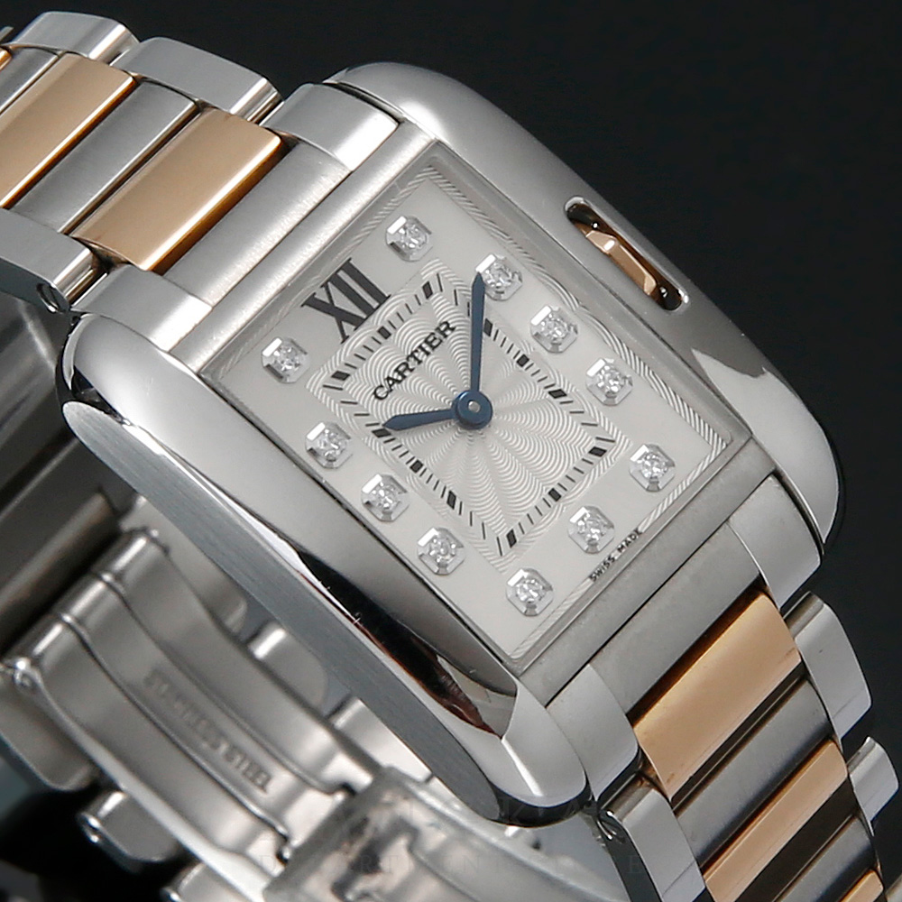 CARTIER(USED)까르띠에 탱크 앙글레즈 콤비 다이아 스몰