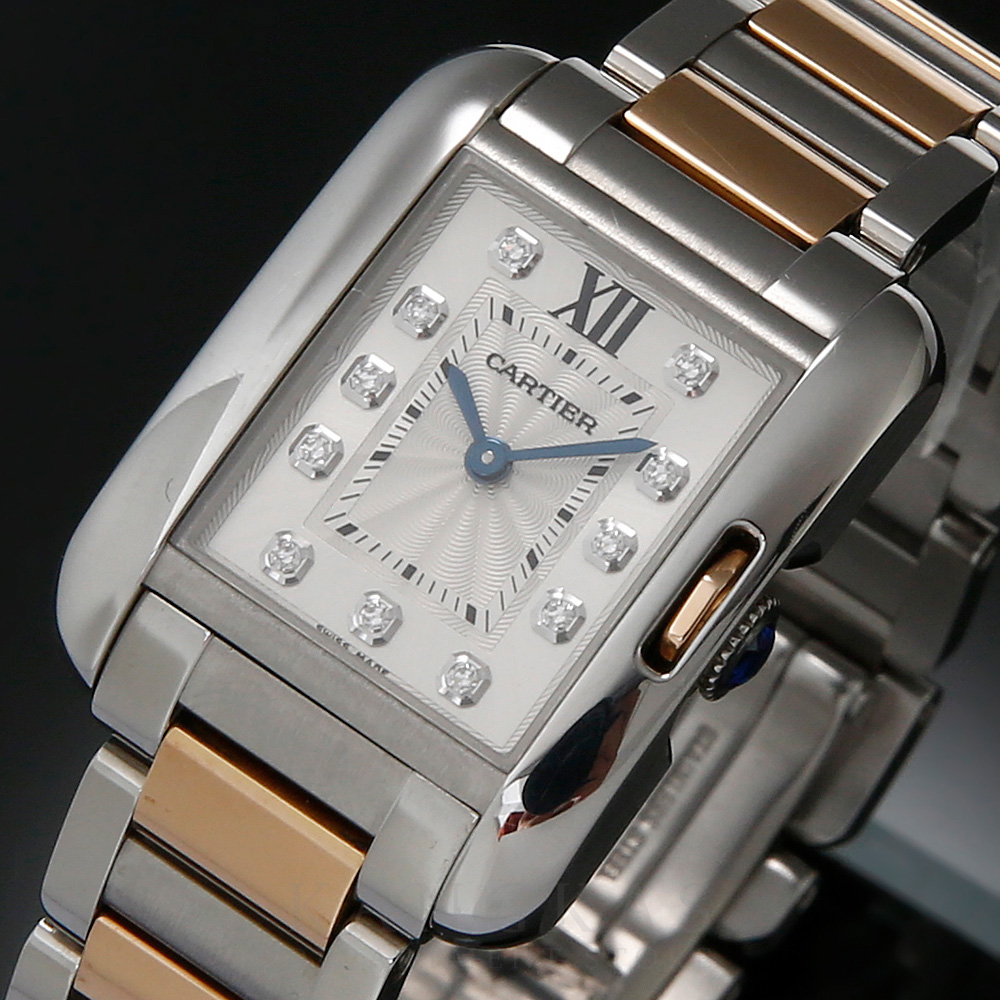 CARTIER(USED)까르띠에 탱크 앙글레즈 콤비 다이아 스몰