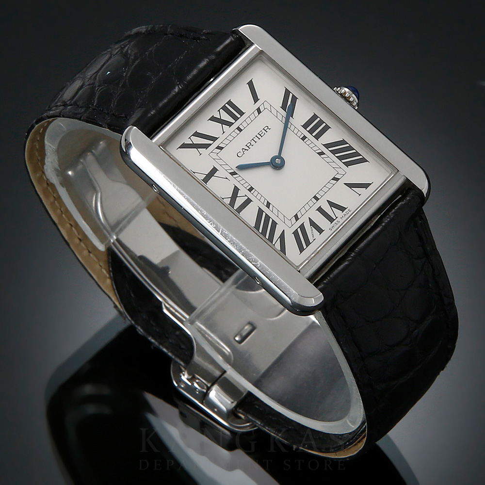 CARTIER(USED)까르띠에 탱크솔로 스틸 라지