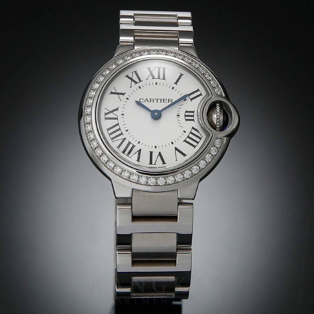 CARTIER(USED)까르띠에 발롱블루28 다이아 베젤 W4BB0015