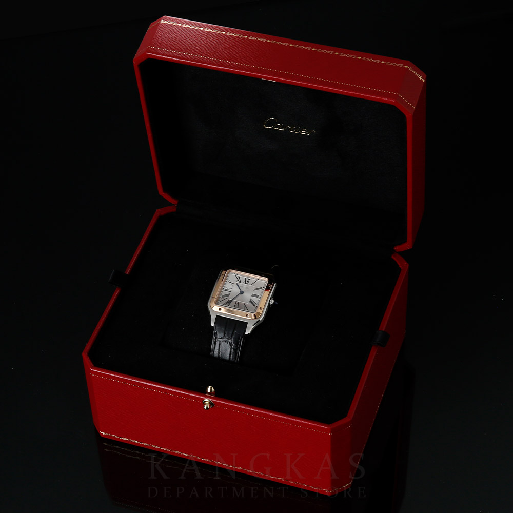 CARTIER(USED)까르띠에 산토스 듀몽 쿼츠 미듐