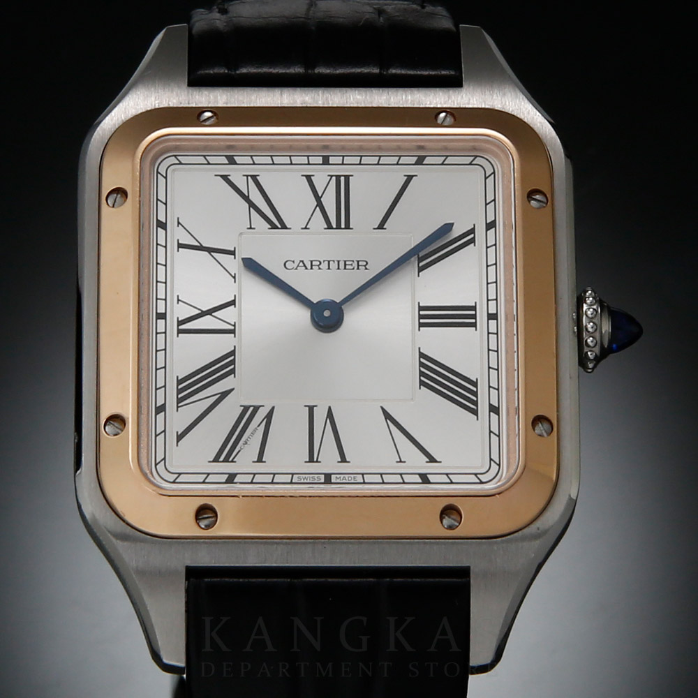 CARTIER(USED)까르띠에 산토스 듀몽 쿼츠 미듐