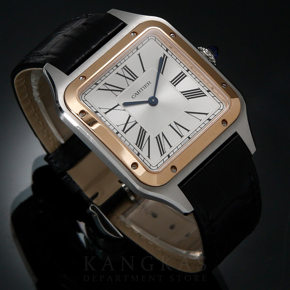 CARTIER(USED)까르띠에 산토스 듀몽 쿼츠 미듐