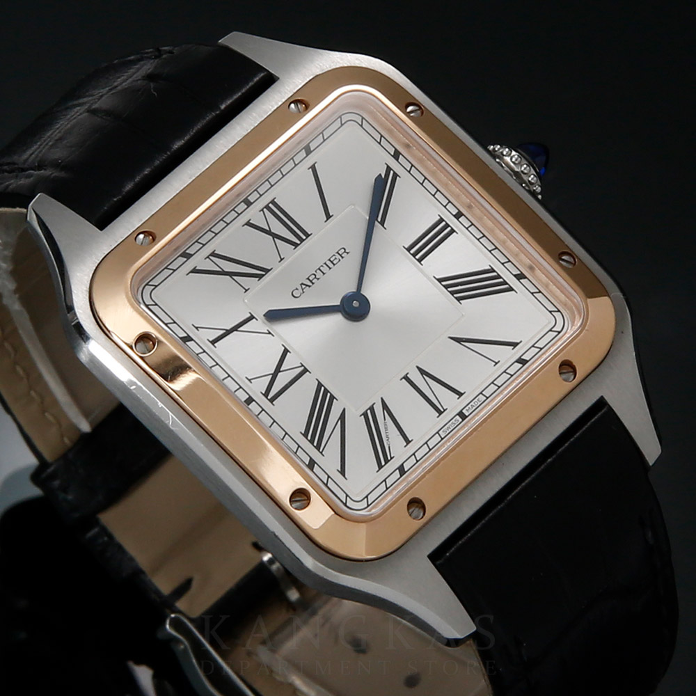 CARTIER(USED)까르띠에 산토스 듀몽 쿼츠 미듐
