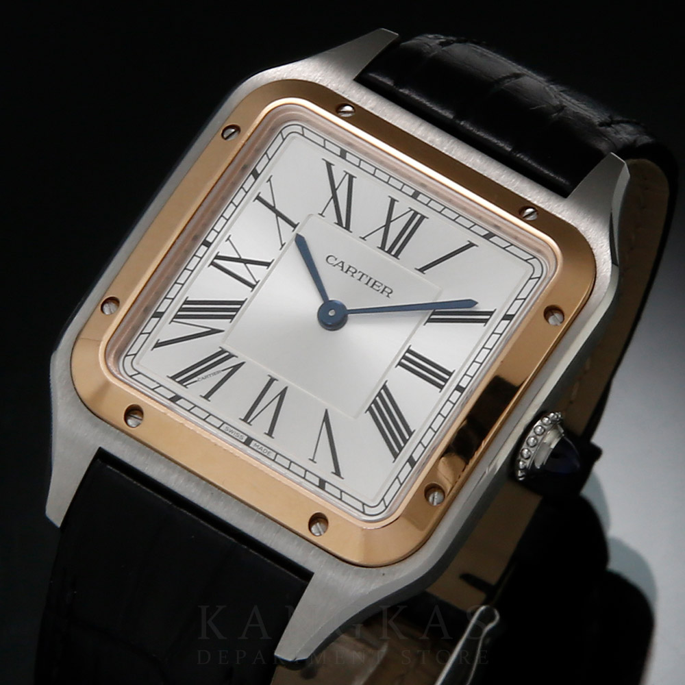 CARTIER(USED)까르띠에 산토스 듀몽 쿼츠 미듐