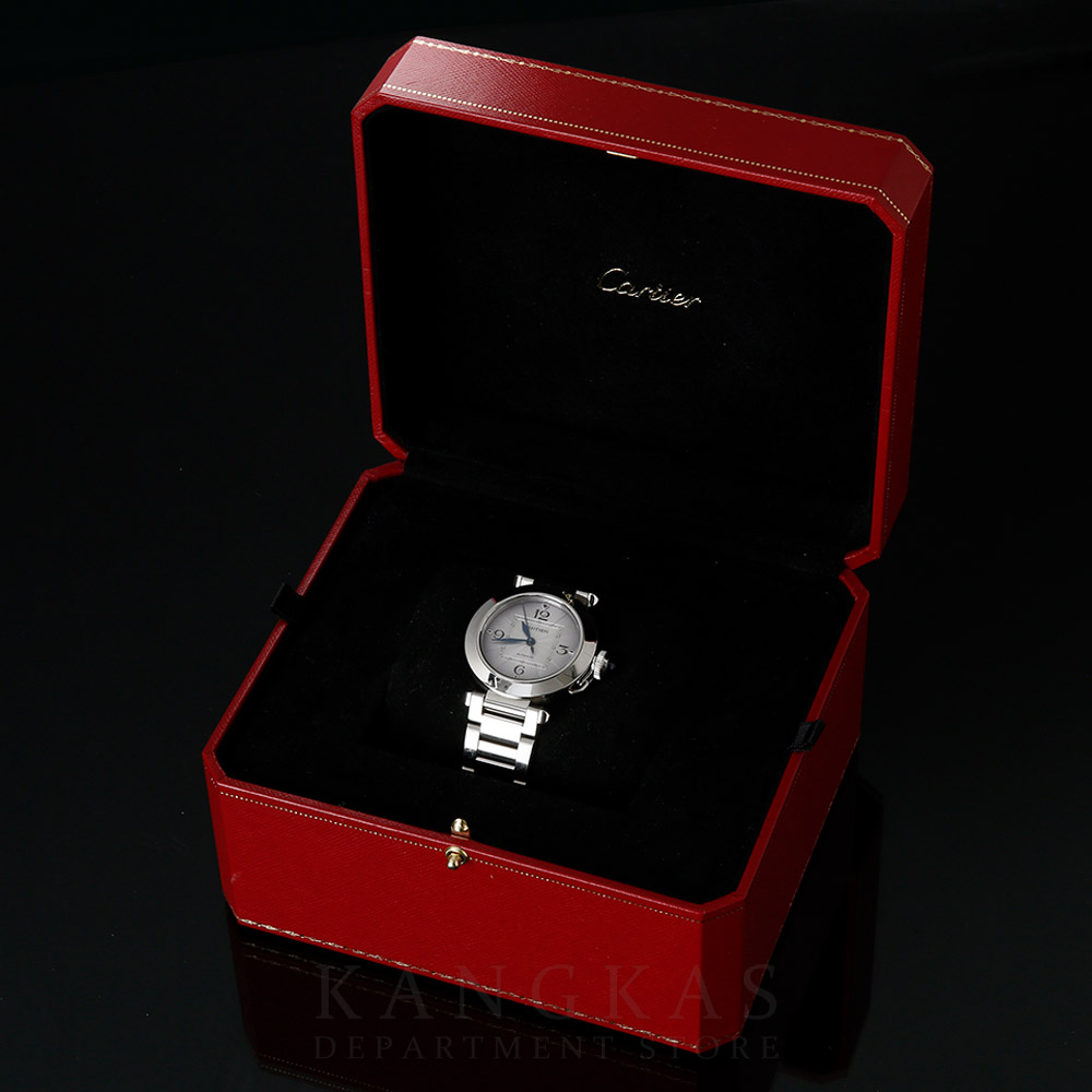 CARTIER(USED)까르띠에 파샤 스틸 시계 WSPA0013