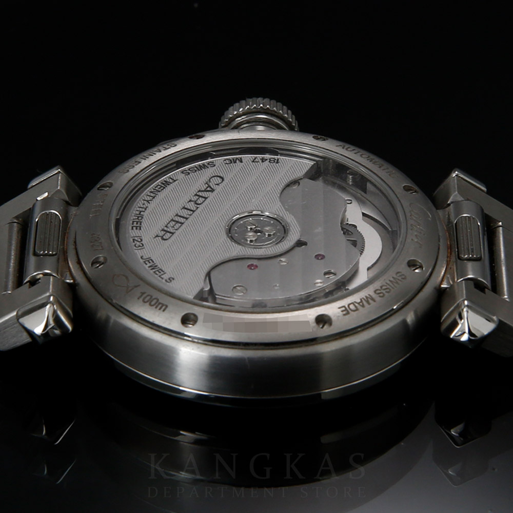 CARTIER(USED)까르띠에 파샤 스틸 시계 WSPA0013