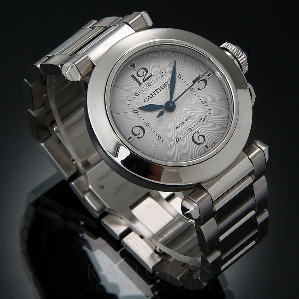 CARTIER(USED)까르띠에 파샤 스틸 시계 WSPA0013