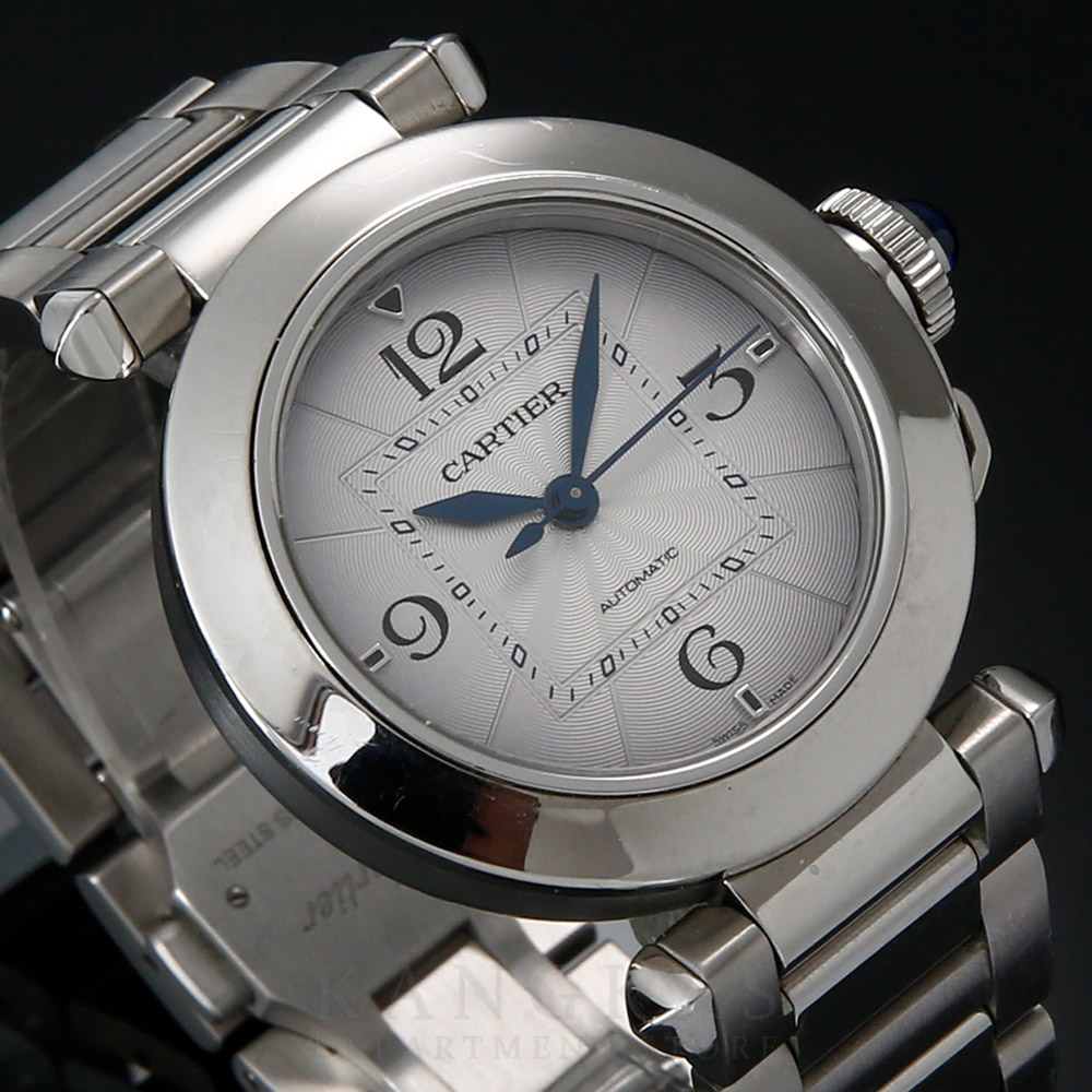 CARTIER(USED)까르띠에 파샤 스틸 시계 WSPA0013