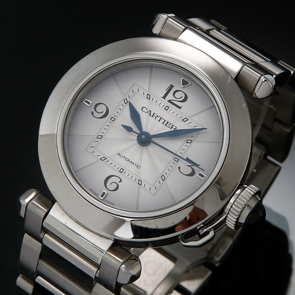 CARTIER(USED)까르띠에 파샤 스틸 시계 WSPA0013