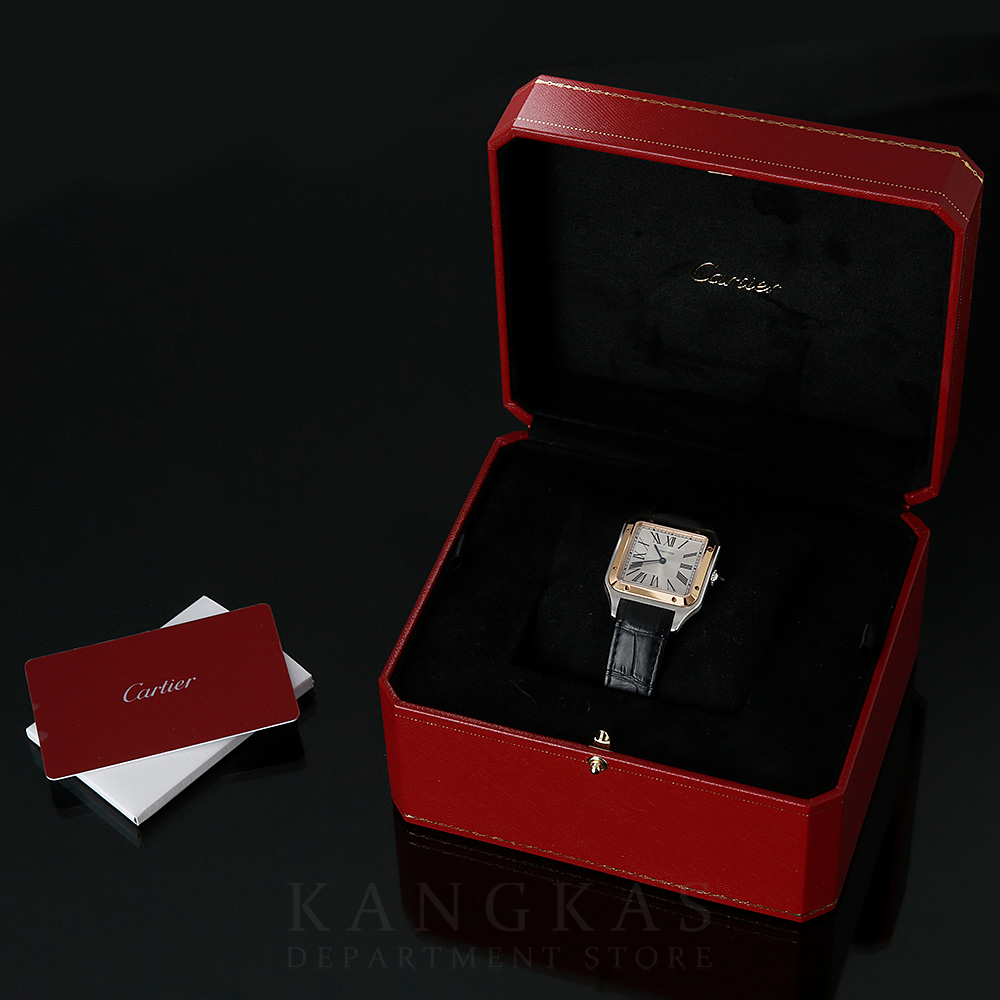 CARTIER(USED)까르띠에 산토스 뒤몽 콤비 라지 W2SA0011