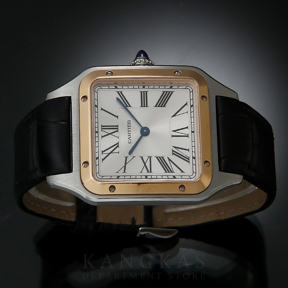 CARTIER(USED)까르띠에 산토스 뒤몽 콤비 라지 W2SA0011