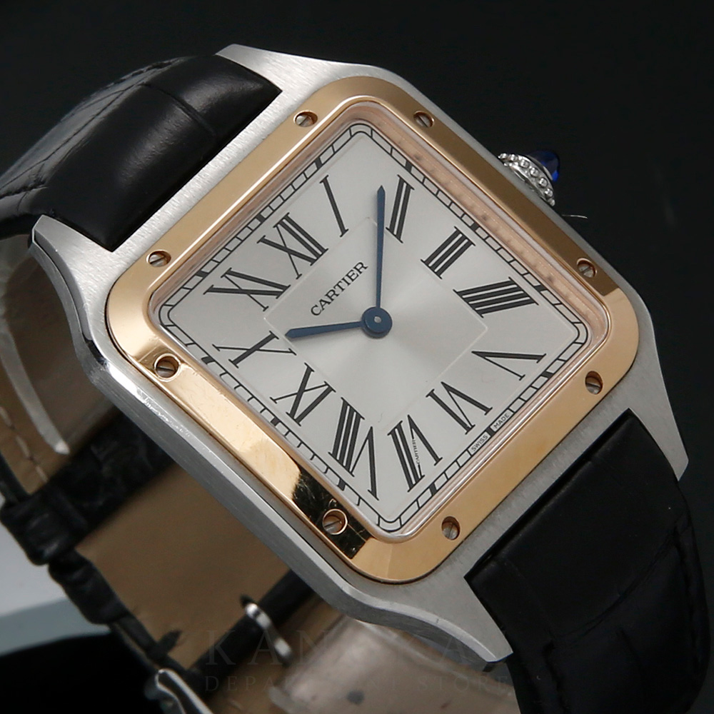 CARTIER(USED)까르띠에 산토스 뒤몽 콤비 라지 W2SA0011