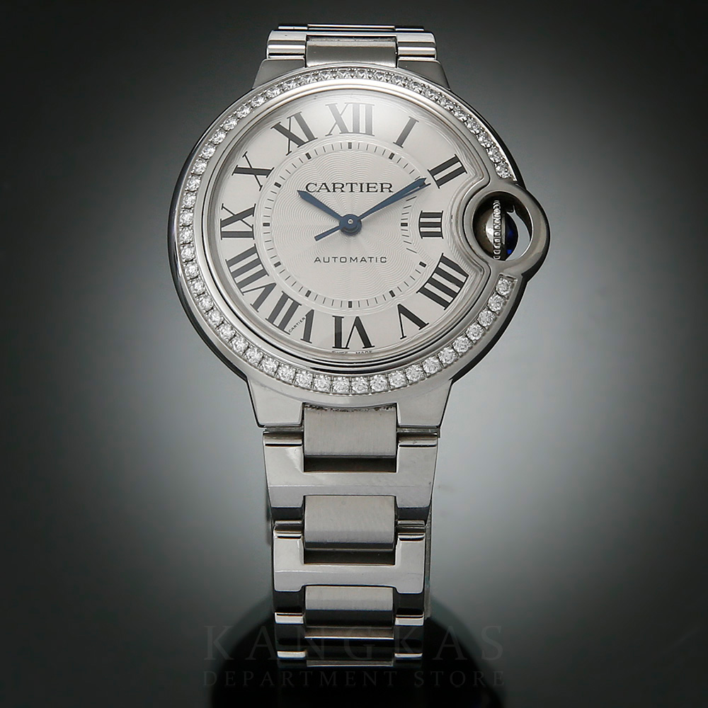 CARTIER(USED)까르띠에 다이아베젤 발롱블루 33 오토 W4BB0023