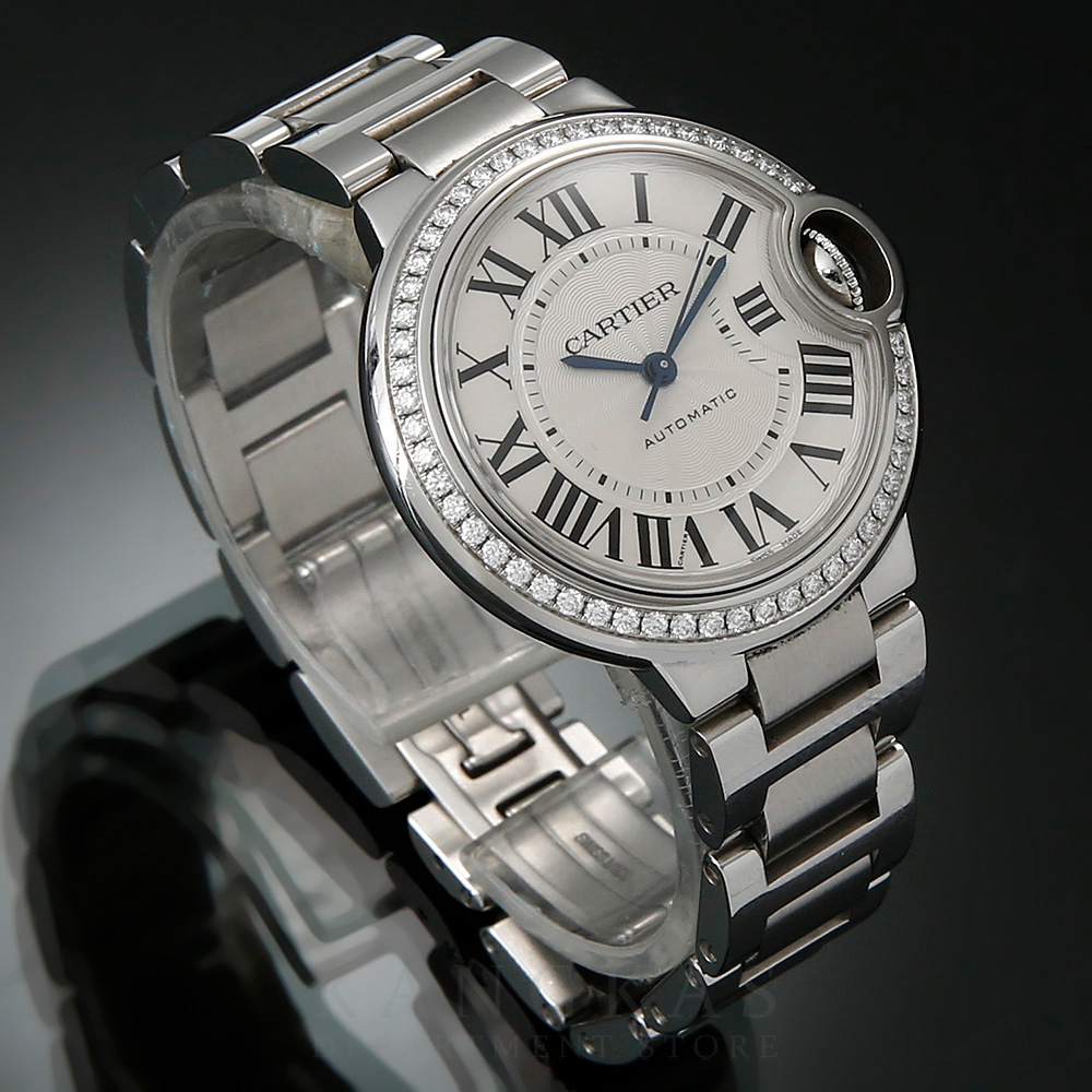 CARTIER(USED)까르띠에 다이아베젤 발롱블루 33 오토 W4BB0023