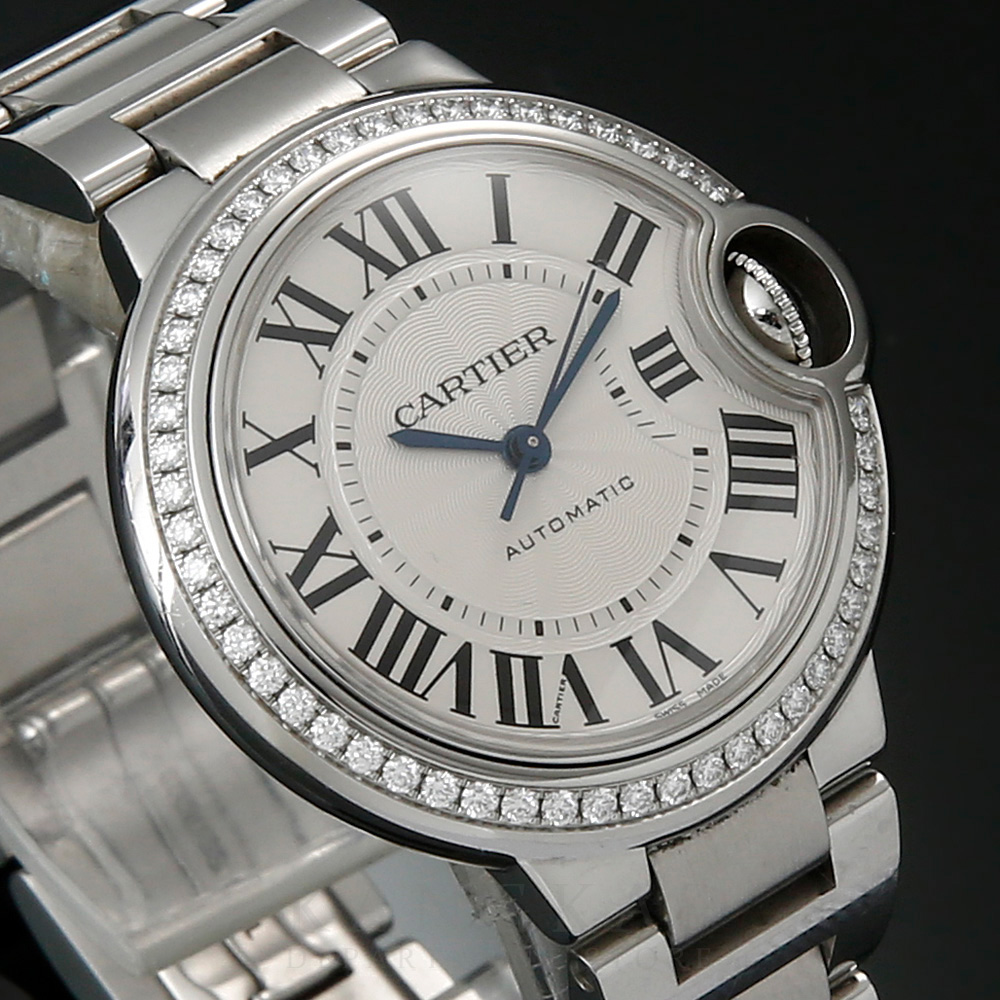 CARTIER(USED)까르띠에 다이아베젤 발롱블루 33 오토 W4BB0023
