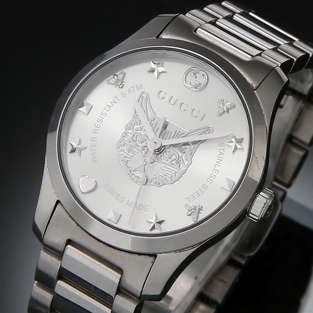 GUCCI(USED)구찌 126.5 레이디 스틸 워치