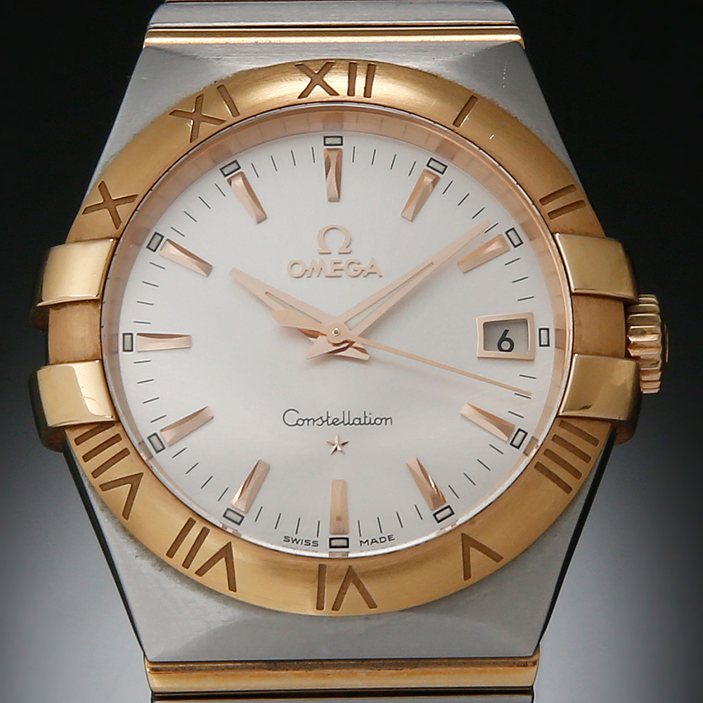 OMEGA(USED)오메가 컨스틸레이션 콤비 풀바