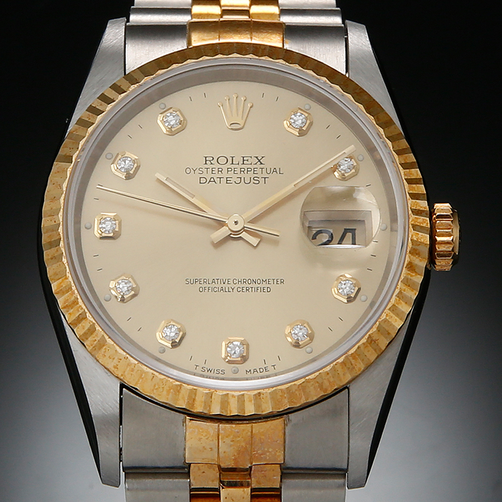 ROLEX(USED)롤렉스 데이저스트36 콤비 10P 다이아 16233