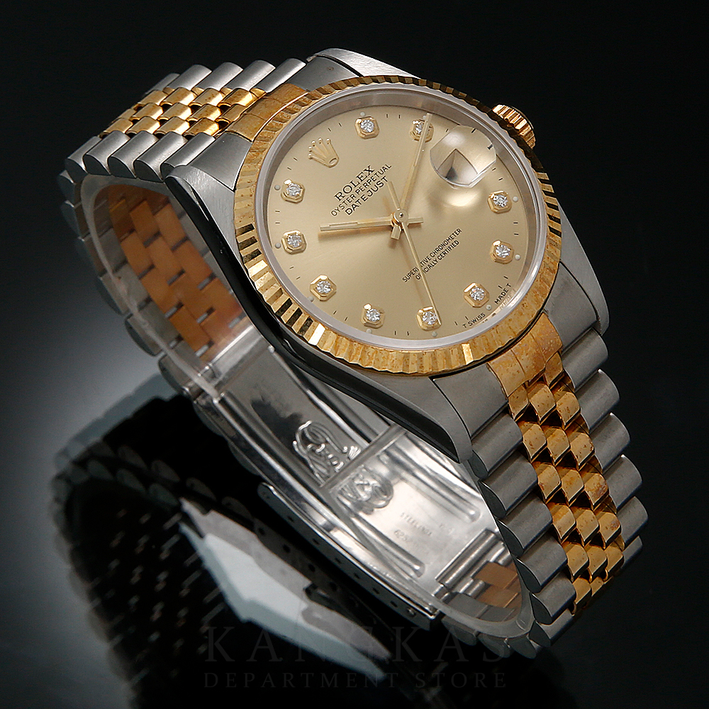 ROLEX(USED)롤렉스 데이저스트36 콤비 10P 다이아 16233