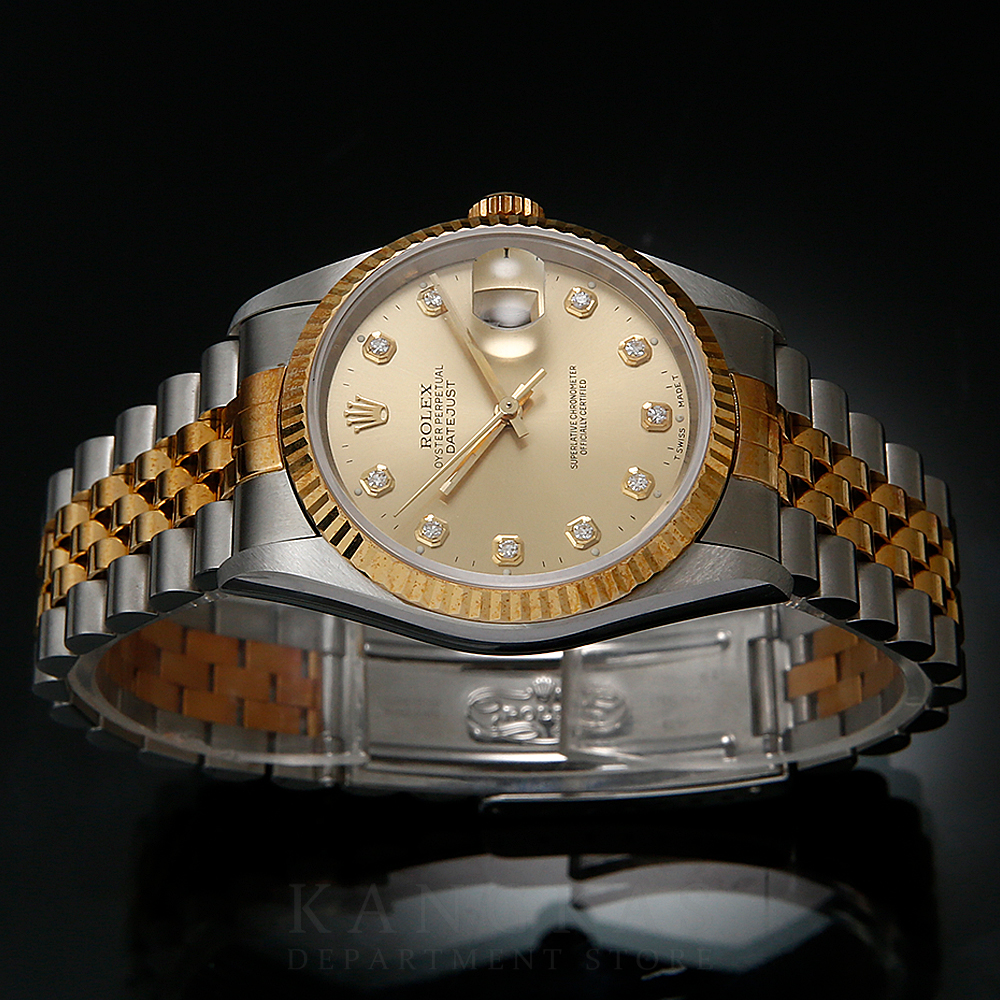 ROLEX(USED)롤렉스 데이저스트36 콤비 10P 다이아 16233