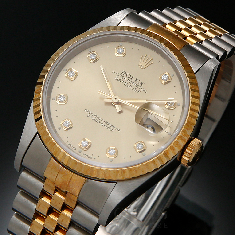 ROLEX(USED)롤렉스 데이저스트36 콤비 10P 다이아 16233