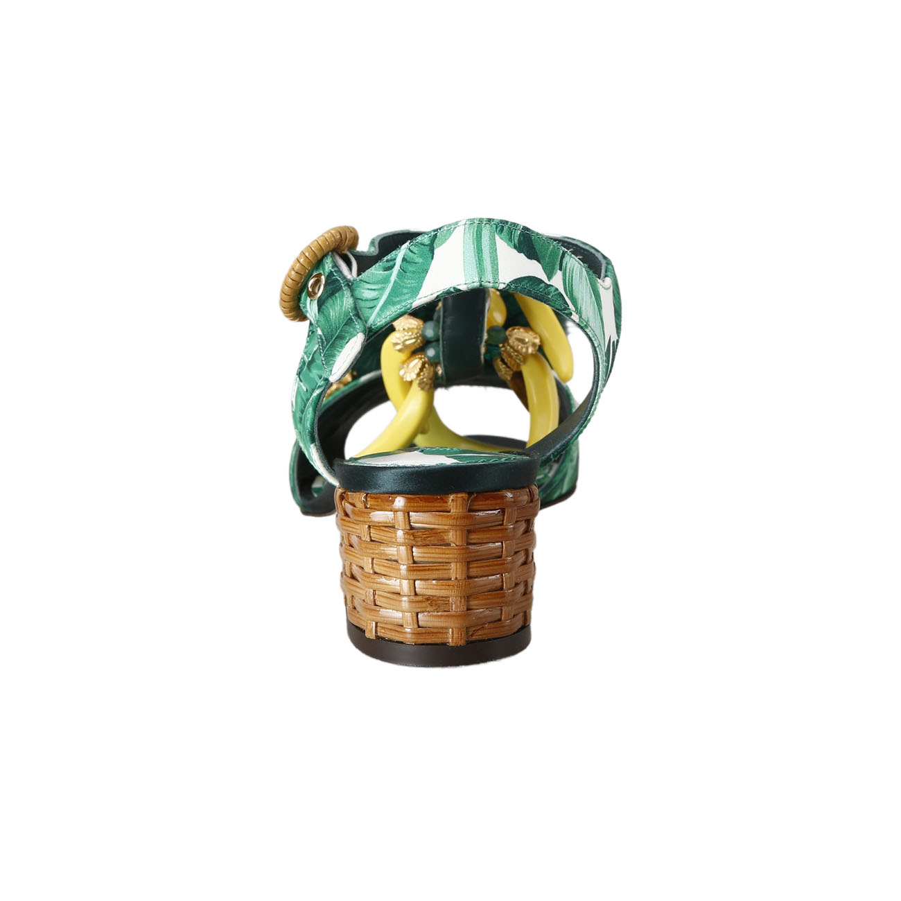 Dolce&Gabbana(USED)돌체앤가바나 바나나잎 밍크 샌들