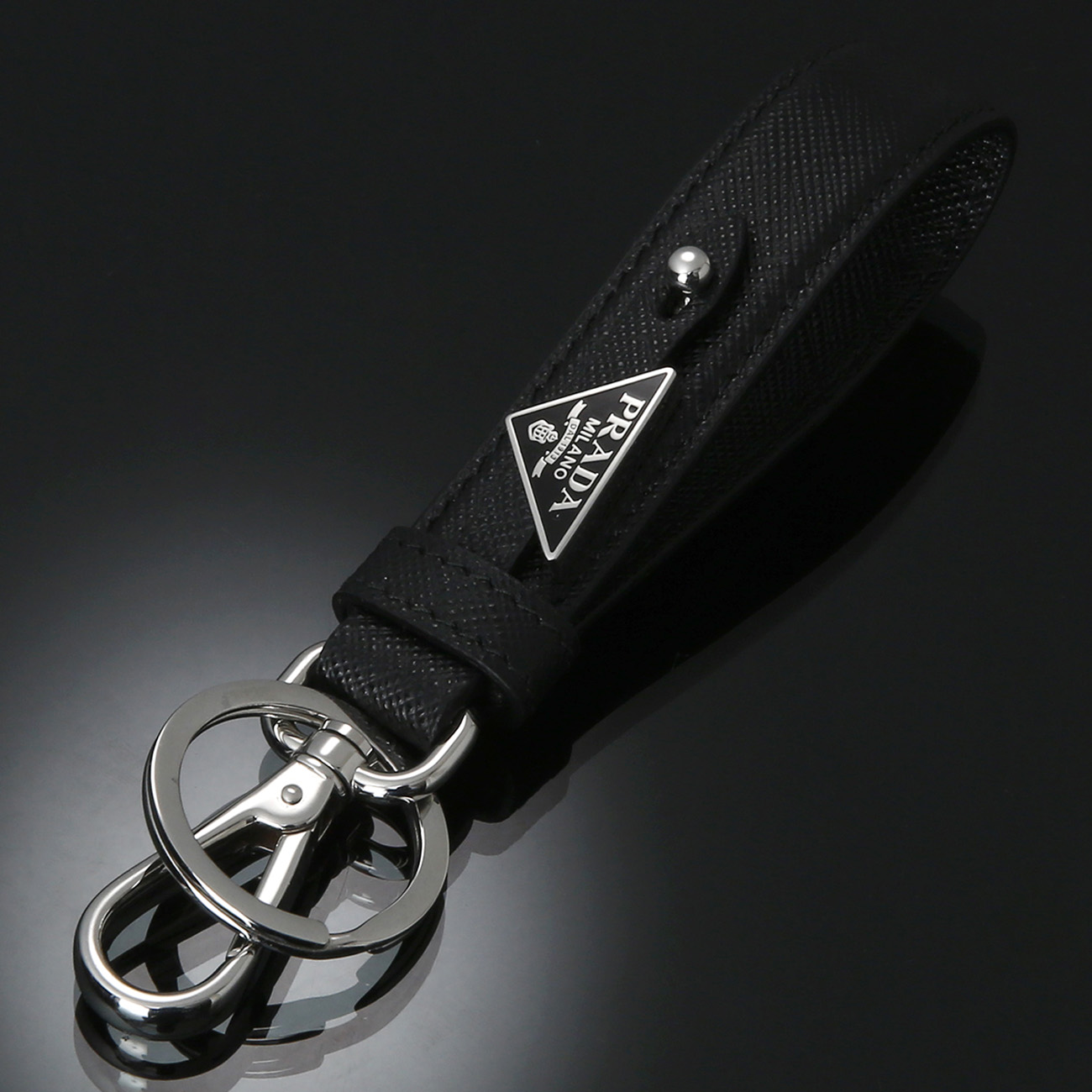 PRADA(USED)프라다 사피아노 가죽 키체인