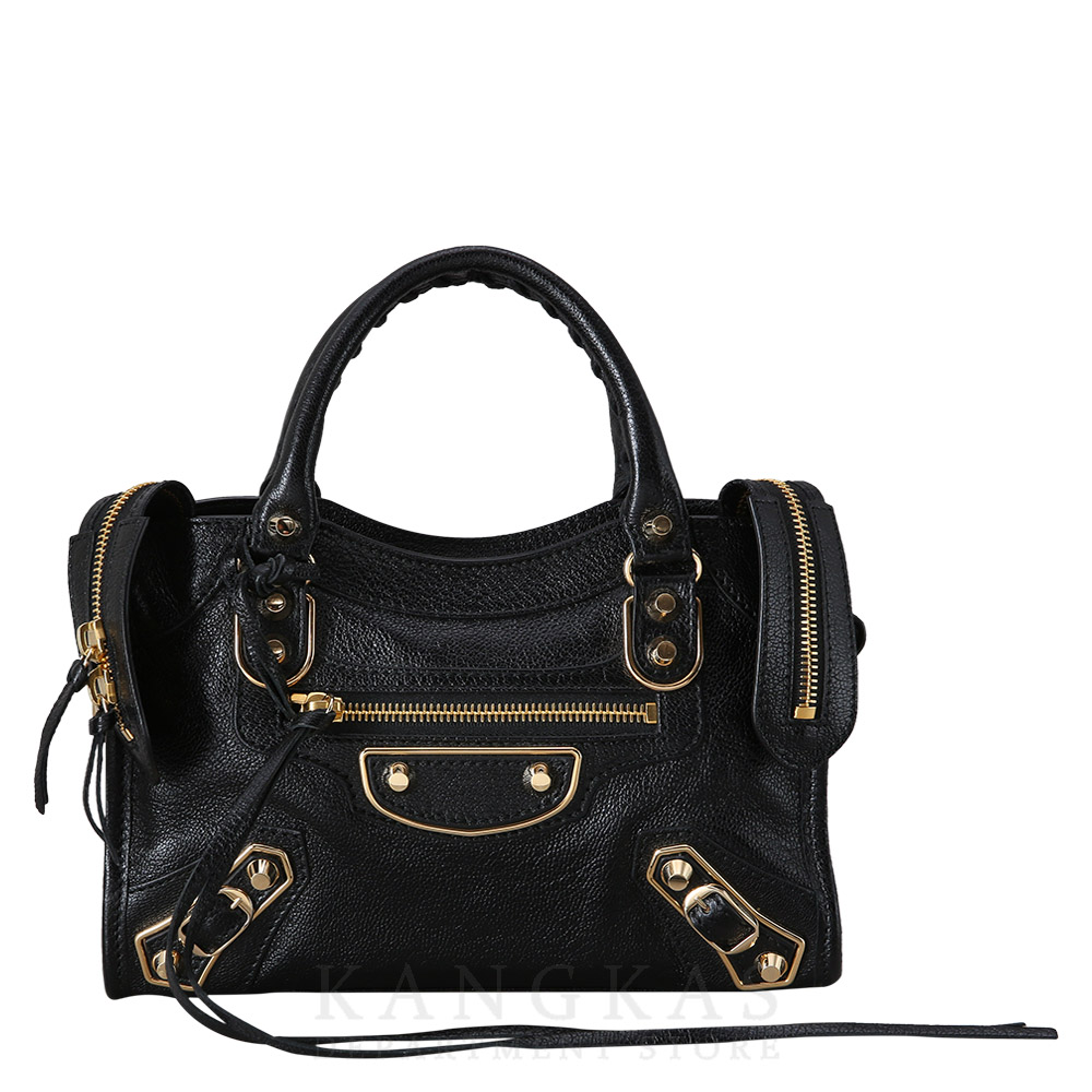 BALENCIAGA(USED)발렌시아가 390160 메타릭 엣지 미니 시티백