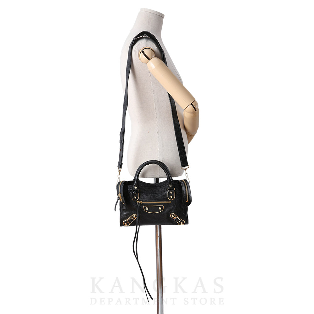 BALENCIAGA(USED)발렌시아가 390160 메타릭 엣지 미니 시티백