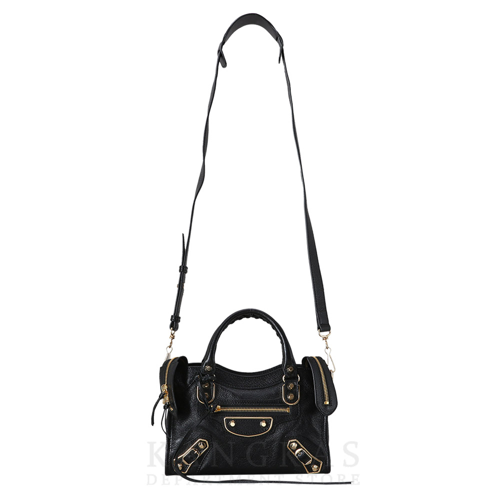 BALENCIAGA(USED)발렌시아가 390160 메타릭 엣지 미니 시티백