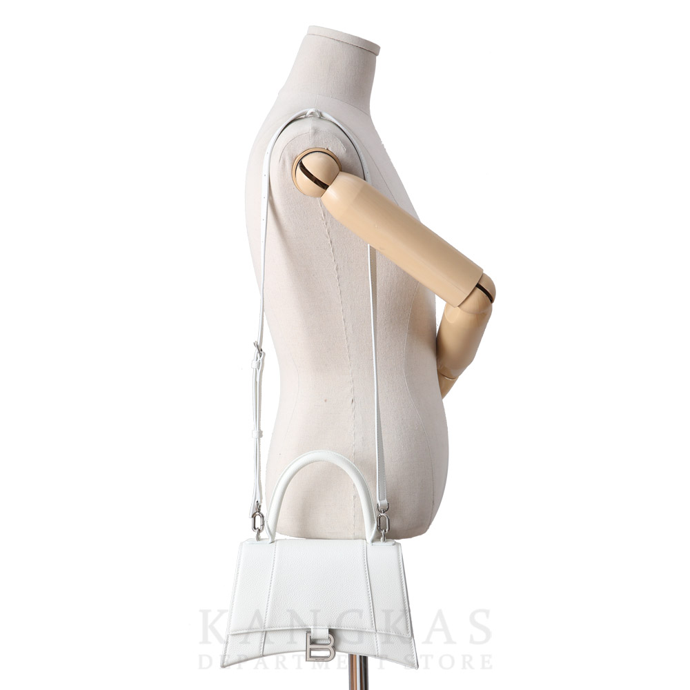 BALENCIAGA(USED)발렌시아가 593546 아워글래스 스몰 탑 핸들백