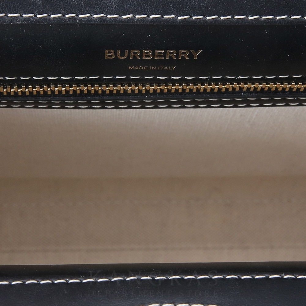 BURBERRY(USED)버버리 투톤 캔버스 프레야 토트백