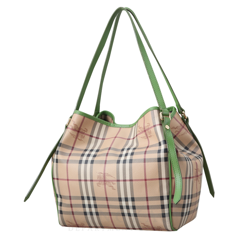 BURBERRY(USED)버버리 헤이마켓 체크 쇼퍼백