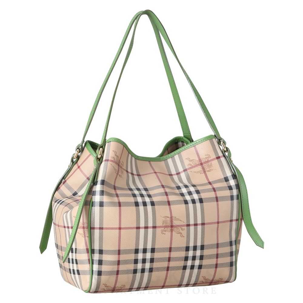 BURBERRY(USED)버버리 헤이마켓 체크 쇼퍼백