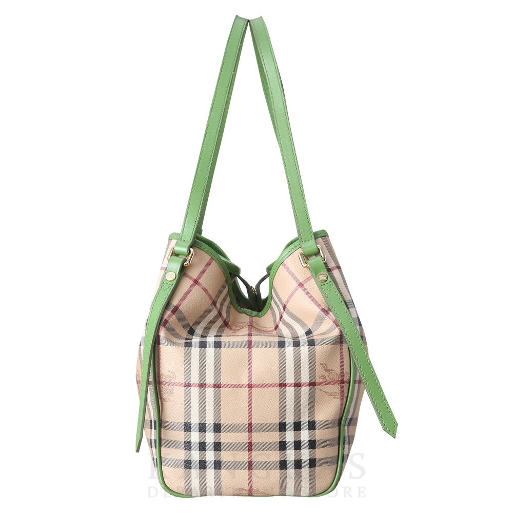 BURBERRY(USED)버버리 헤이마켓 체크 쇼퍼백